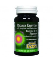 Natural Factors Chewable Papaya Enzymes with Amylase & Bromelain