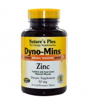 Natures Plus Dyno-Mins Zinc 50mg Tablets