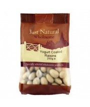 Just Natural Wholesome Yoghurt Coated Raisins